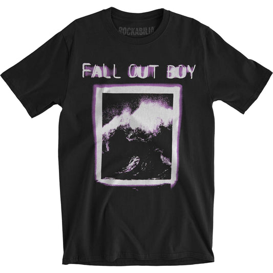 Fall Out Boy Neon Wave Window Slim Fit T-shirt Front