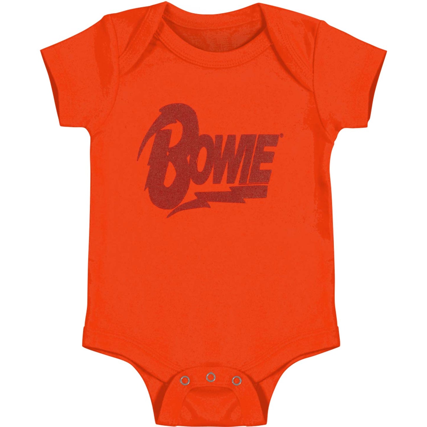David Bowie Diamond Dogs Logo Creeper Bodysuit Front