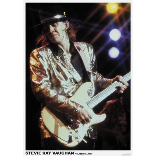 Stevie Ray Vaughan Philadelphia Import Poster