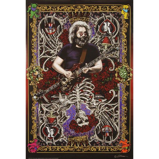 Grateful Dead Jerry Card Domestic Poster