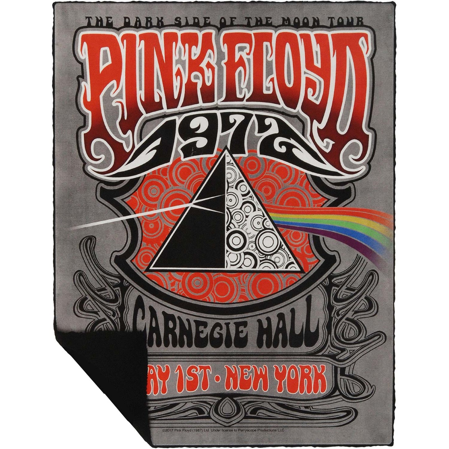 Pink Floyd Carnegie Hall Fleece Blanket