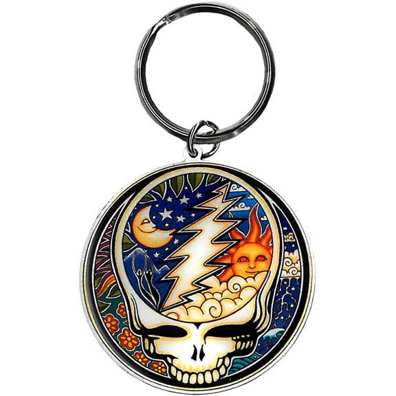 Grateful Dead Psychedelic SYF Plastic Key Chain