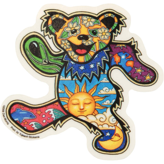 Grateful Dead Psychedelic Bear Sticker