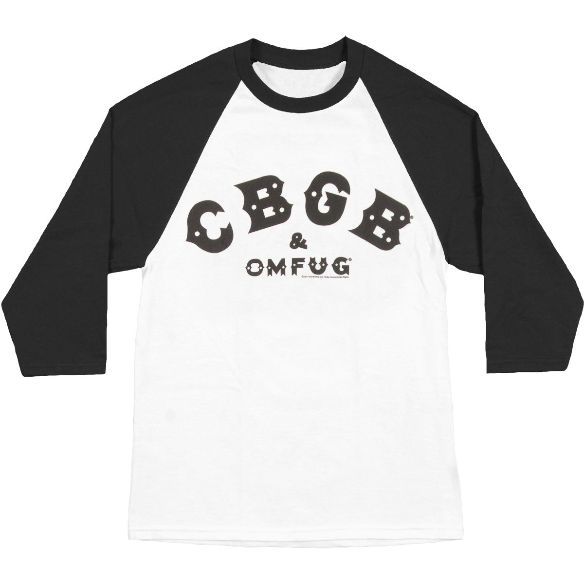 CBGB Logo Baseball Jersey Front