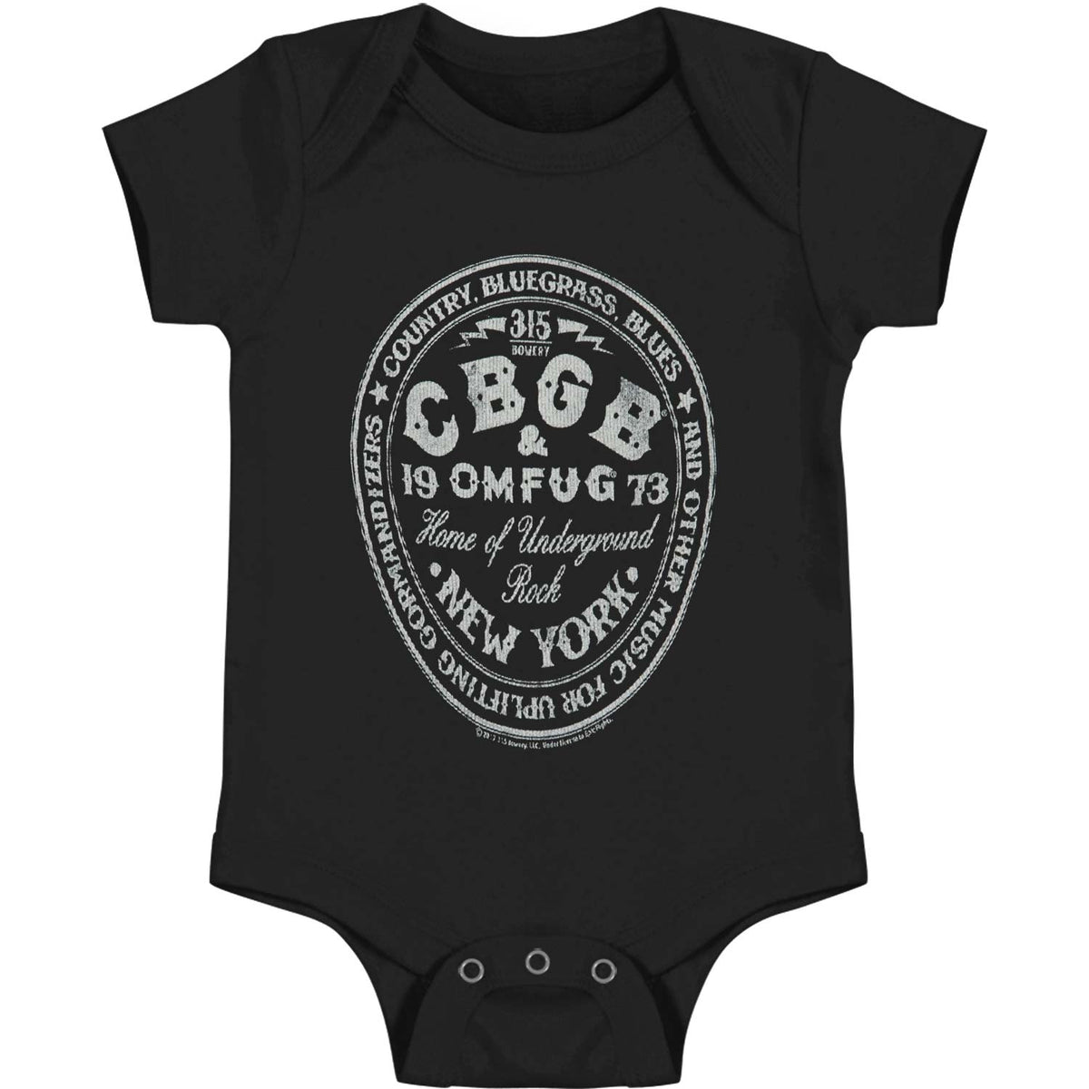 CBGB Circle Bodysuit Front
