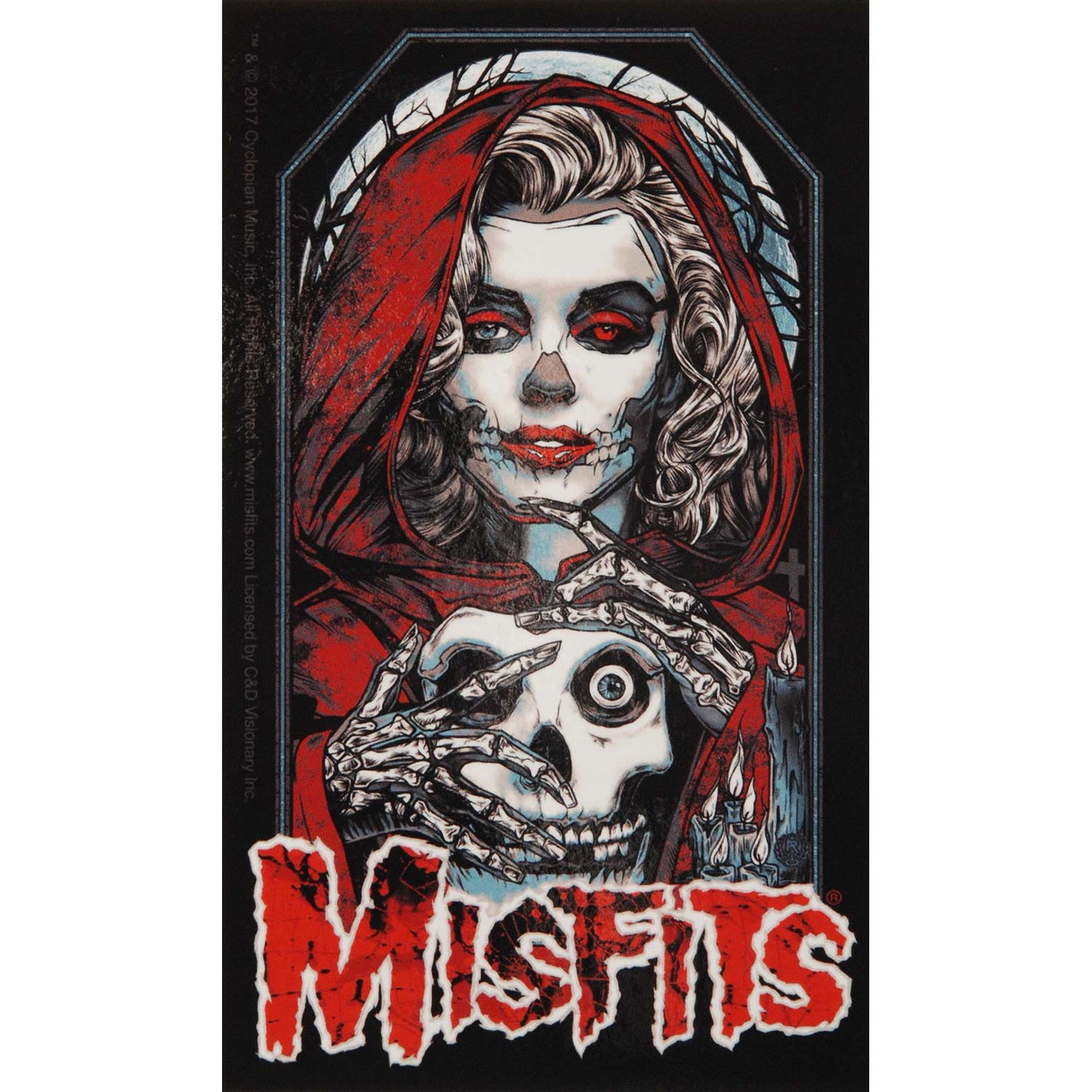 Misfits Unmasked Sticker Front