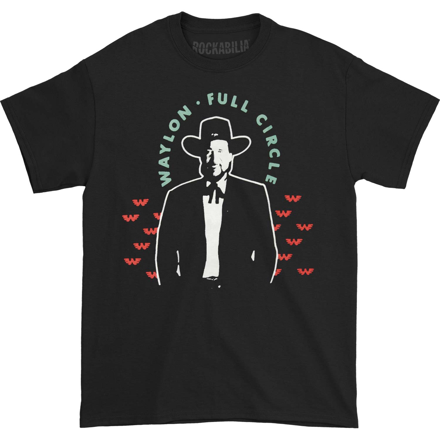 Waylon Jennings Full Circle Tee T-shirt Front