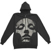 Jane Doe Zip Up (Silver) Zippered Hooded Sweatshirt