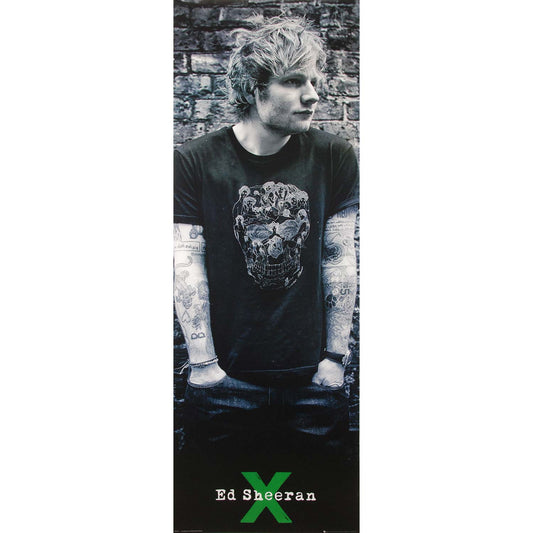Ed Sheeran Skull Door Poster Front