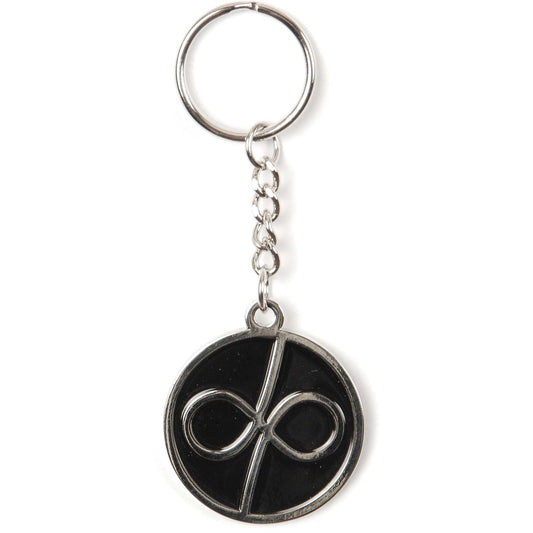 Deep Purple Infinite Keyring Metal Key Chain Front
