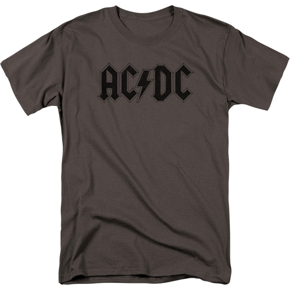 AC/DC Worn Logo Adult T-shirt