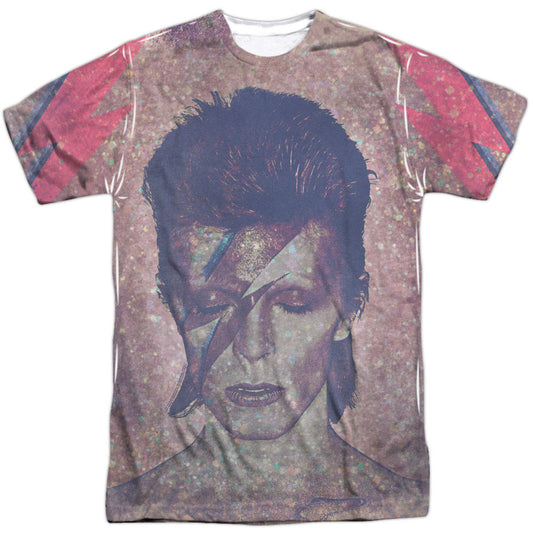 David Bowie Glam 100% Poly Sublimation T-shirt