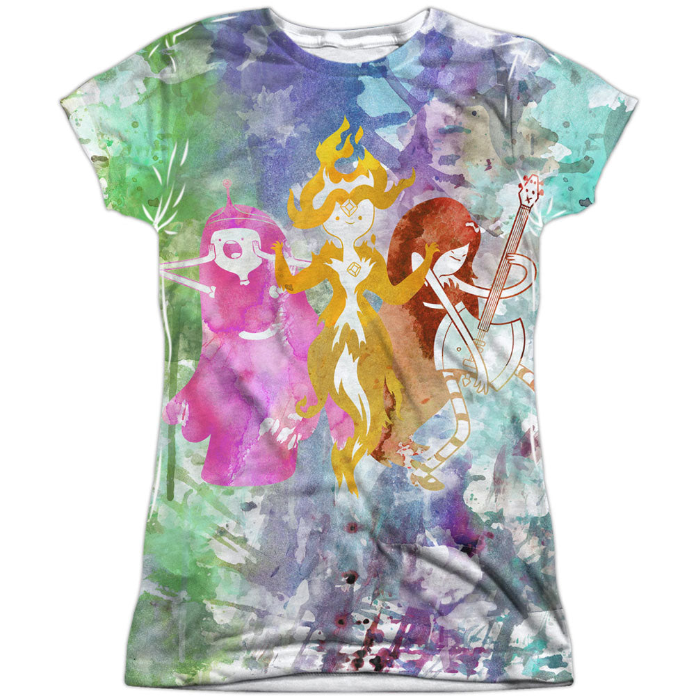 Adventure Time Three Ladies Sublimation Junior Top