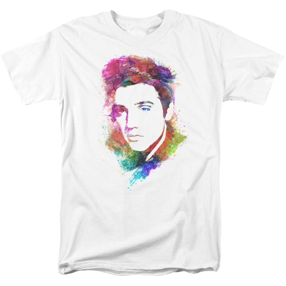 Elvis Presley Watercolor King Adult T-shirt
