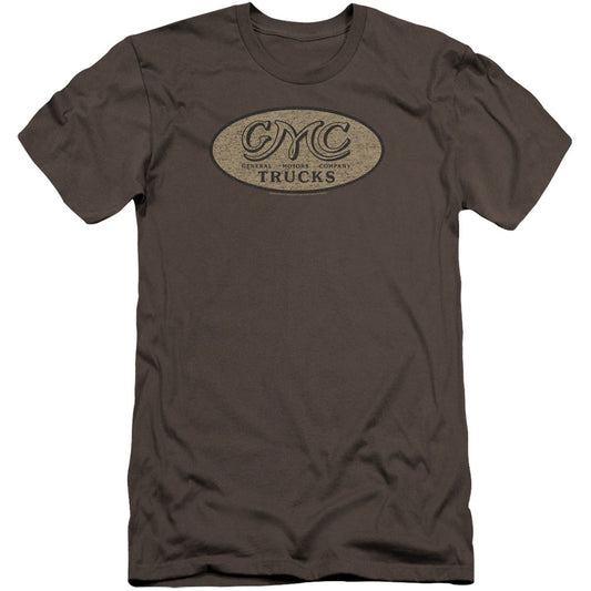Vintage Oval Logo Premium Canvas Brand Slim Fit T-shirt