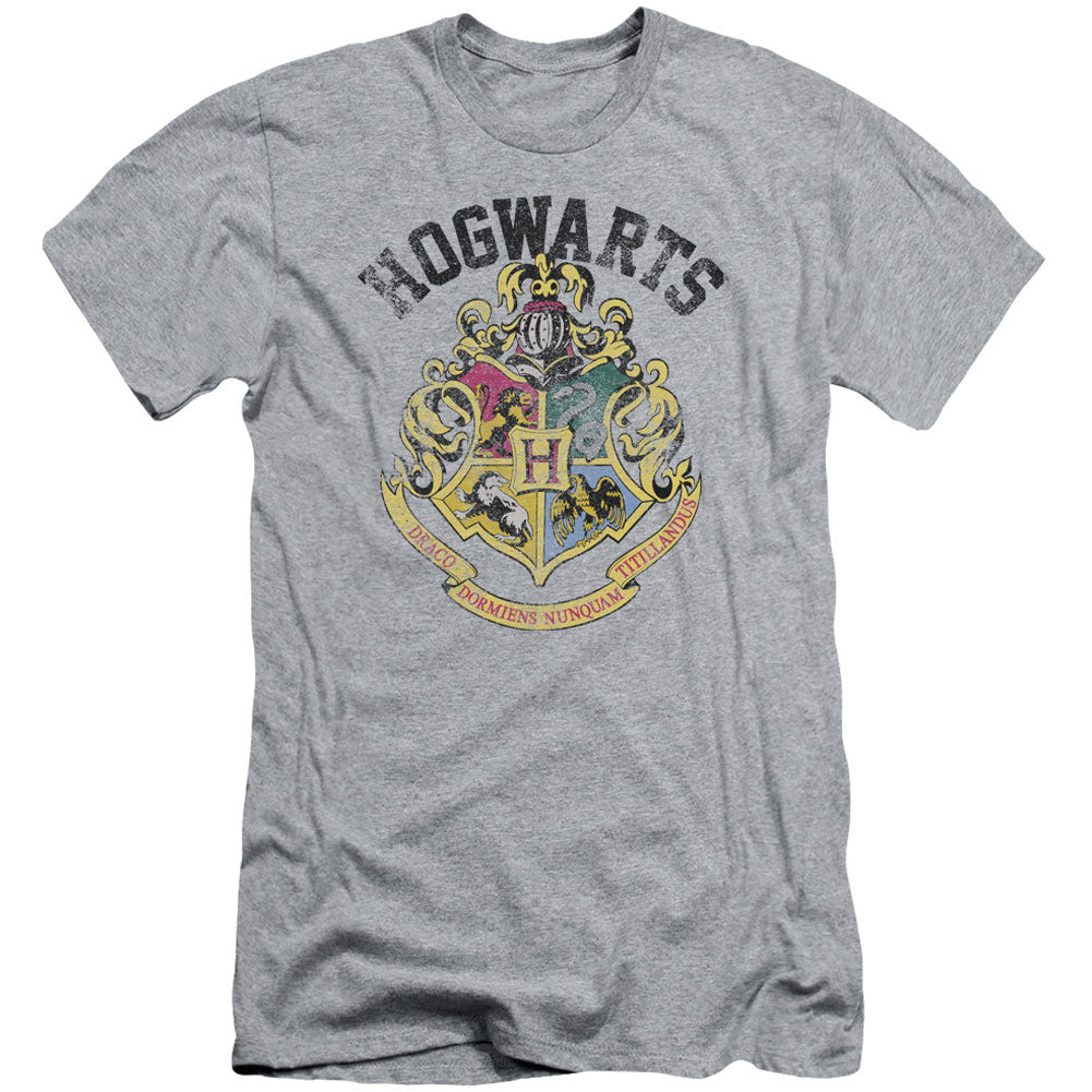 Harry Potter Hogwarts Crest Adult Slim Fit Slim Fit T-shirt