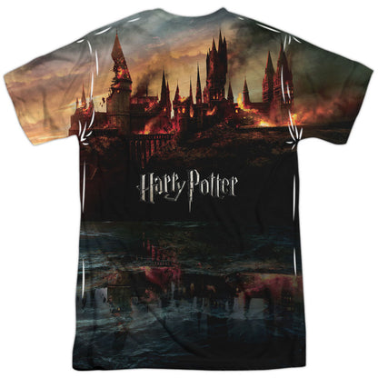 Hogwarts 100% Poly Front/Back Print Sublimation T-shirt