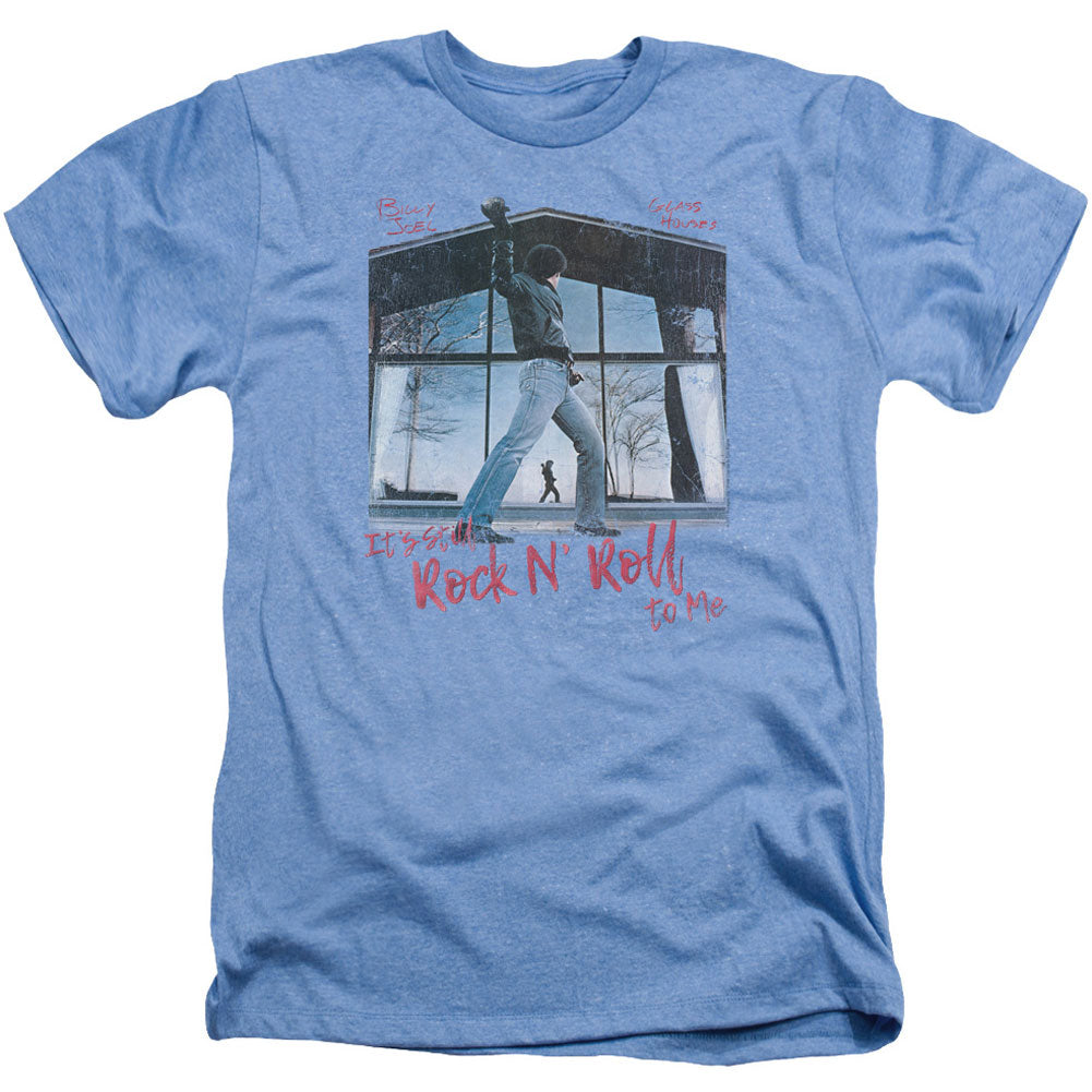 Billy Joel Billy Joel Glass Houses Adult Heather 40% Poly T-shirt