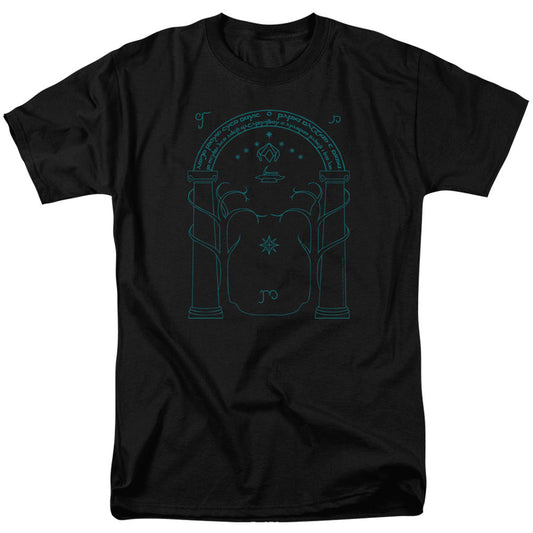 Lord Of The Rings Doors Of Durin Adult T-shirt