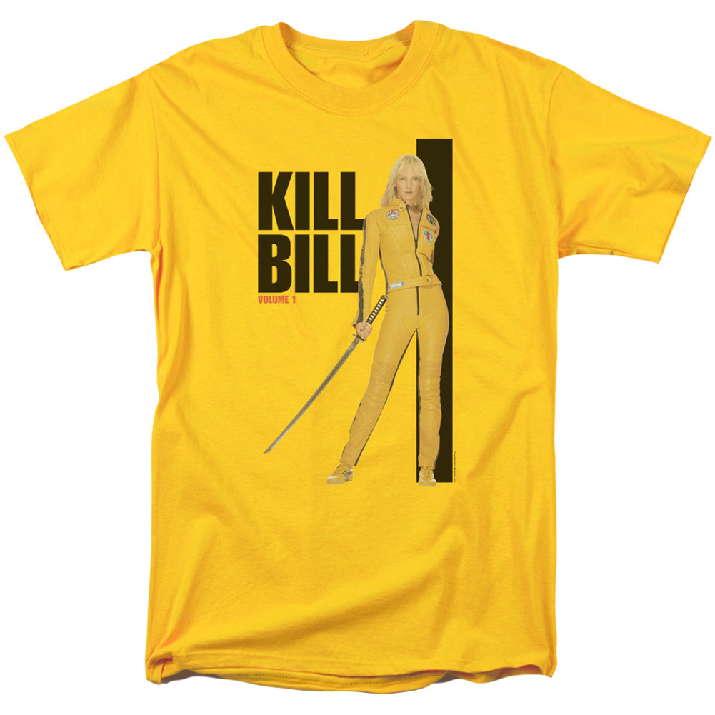 Kill Bill Yellow Suit Poster Adult T-shirt