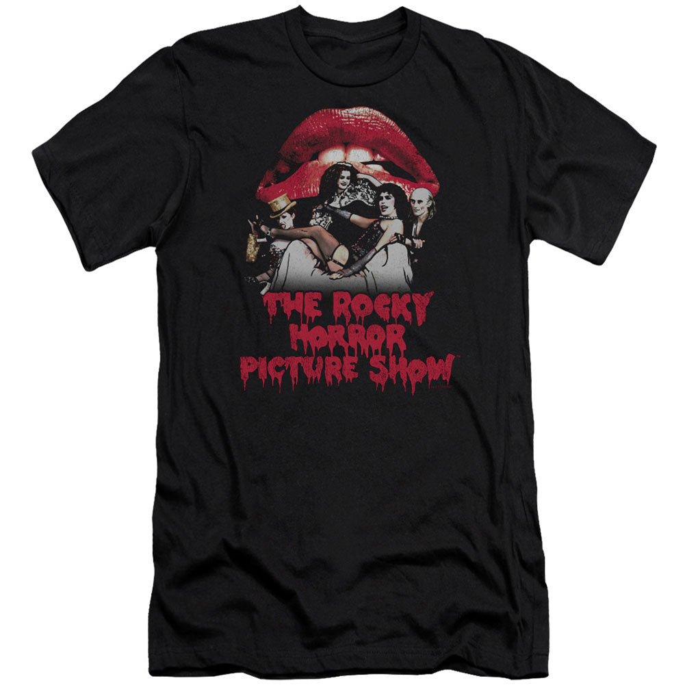 Rocky Horror Picture Show Casting Throne Premium Canvas Brand Slim Fit T-shirt