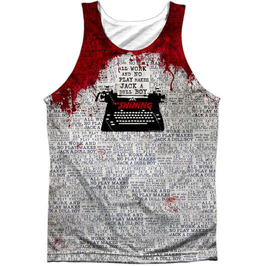 The Shining All Work 100% Poly Mens Tank