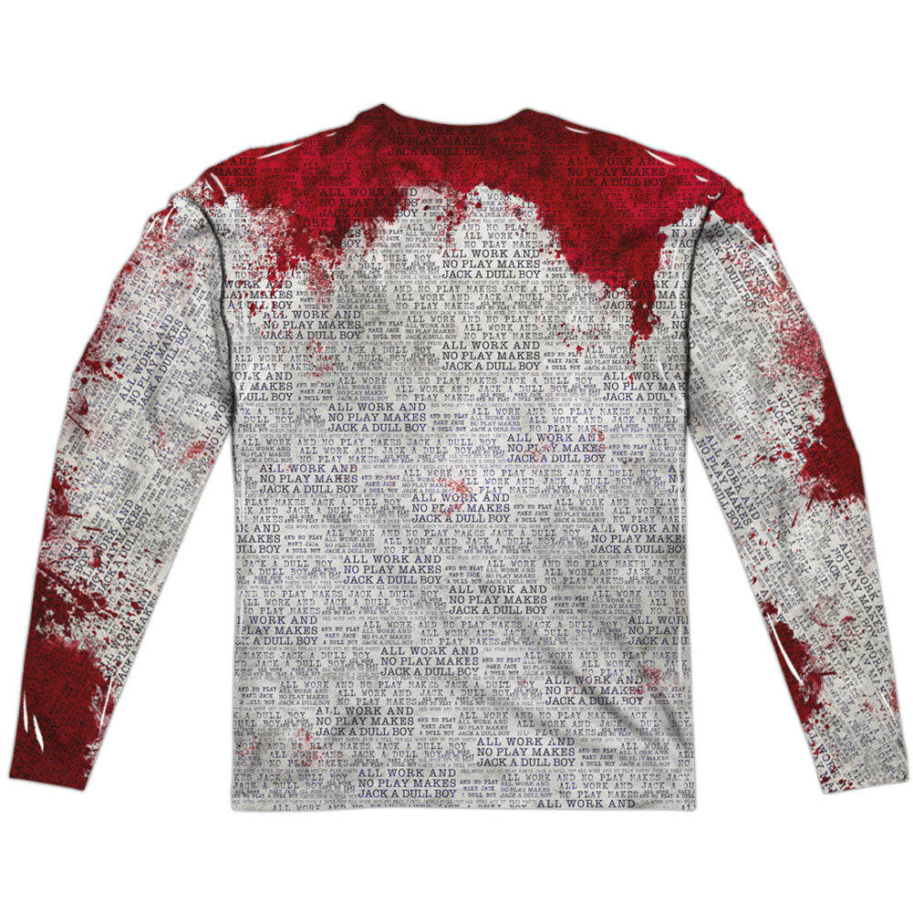The Shining All Work 100% Poly Front/Back Print Sublimation Long Sleeve