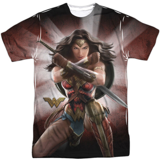 Wonder Woman Protector Of Humanity 100% Poly Sublimation T-shirt
