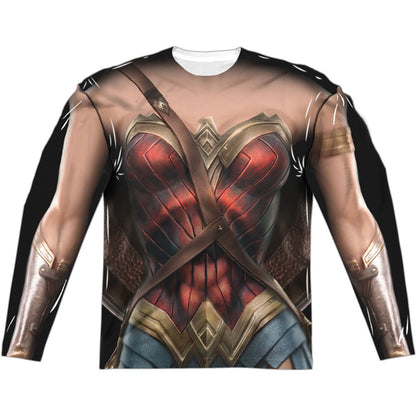 Wonder Woman Wonder Uniform 100% Poly Front/Back Print Sublimation Long Sleeve