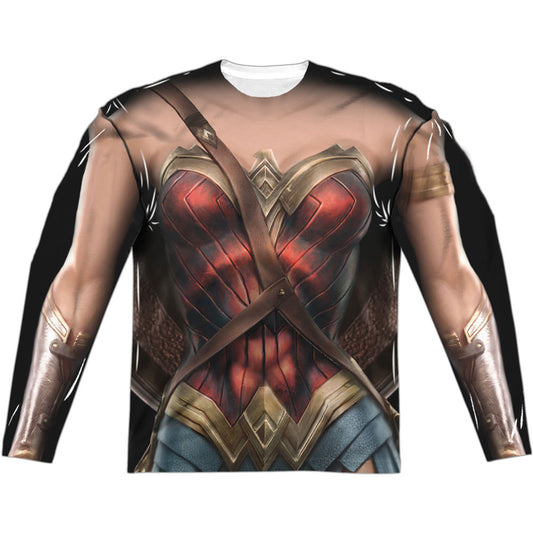 Wonder Woman Wonder Uniform 100% Poly Front/Back Print Sublimation Long Sleeve