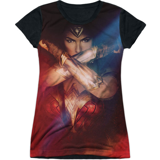 Wonder Woman Arms Crossed Sublimation Junior Top