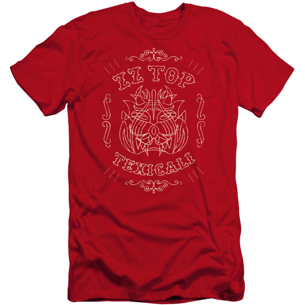 ZZ Top Texicali Demon Premium Canvas Brand Slim Fit T-shirt