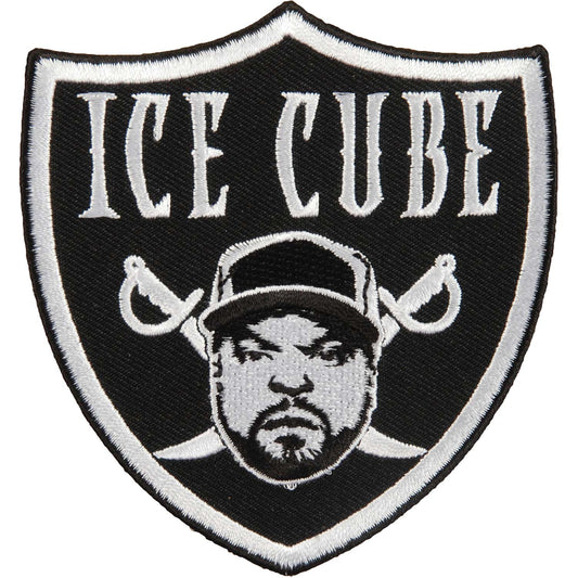 Ice Cube Raider Logo Embroidered Patch Front