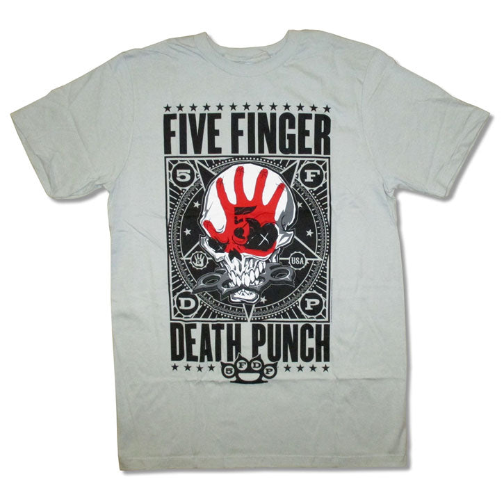 Five Finger Death Punch Face Palm T-shirt Front