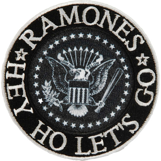 Ramones Hey Ho Seal Embroidered Patch Front