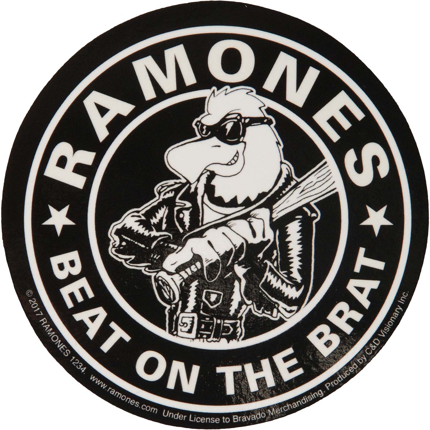 Ramones Beat On The Brat Sticker Front