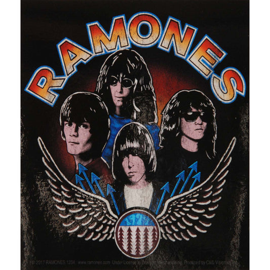 Ramones Wings Sticker Front