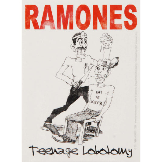 Ramones Teenage Lobotomy Sticker Front