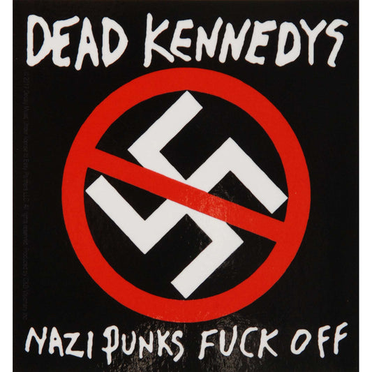 Dead Kennedys Nazi Punk Fuck Off Sticker Front