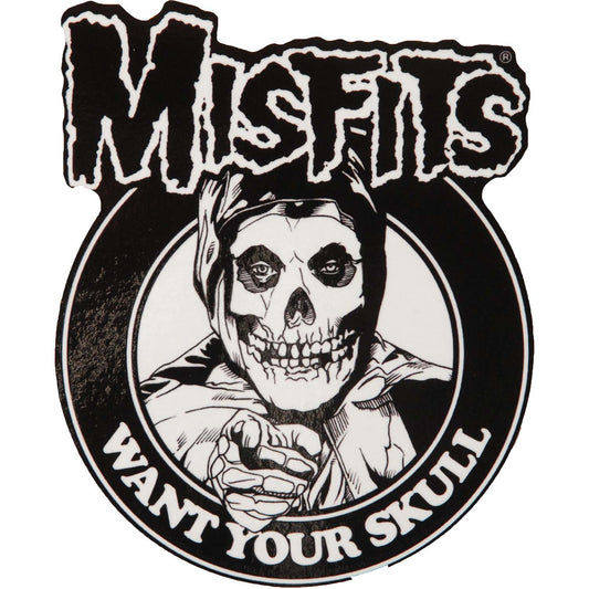 Misfits Want Your Skull Sticker Front