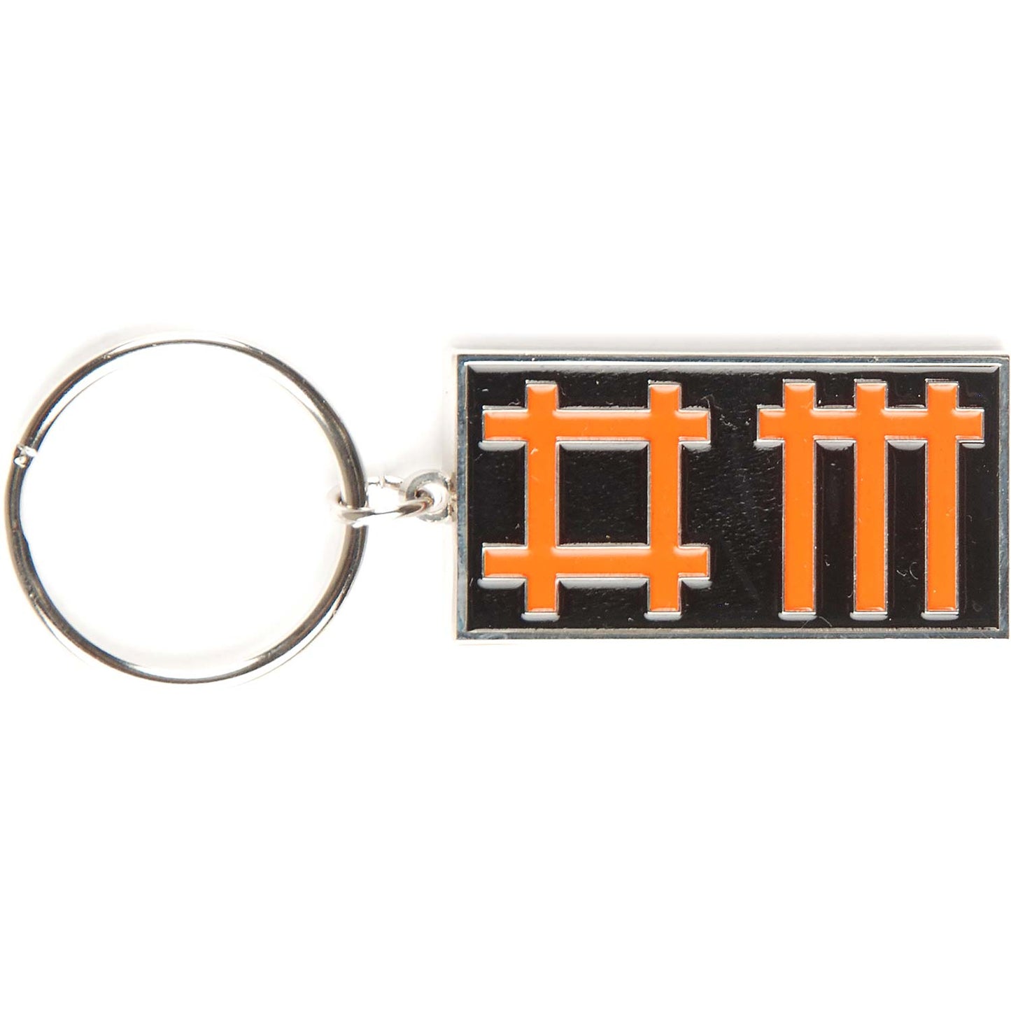 Depeche Mode Logo Metal Key Chain Front