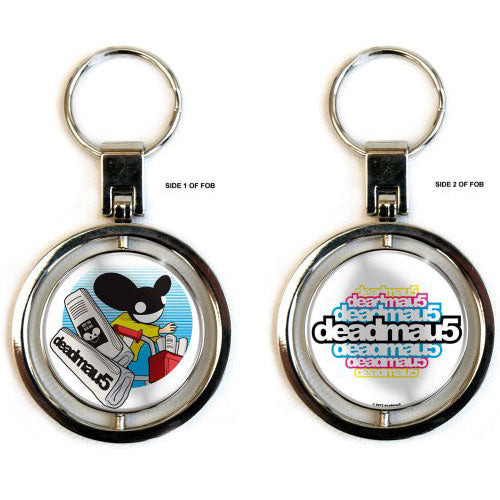 Deadmau5 Papermau5 Spinner Key Chain Front