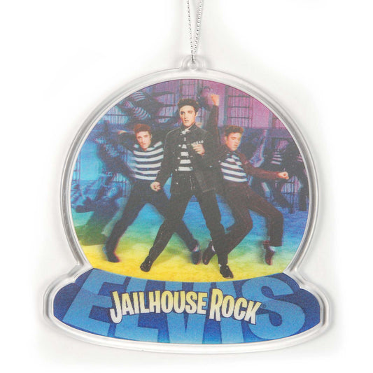Elvis Presley Jailhouse Rock Christmas Ornament Front