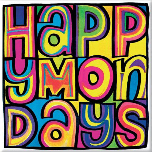 Happy Mondays Dayglo Logo Magnet Front