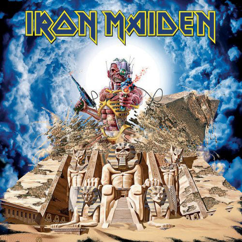 Iron Maiden Somewhere Back In Time Greeting Card Front