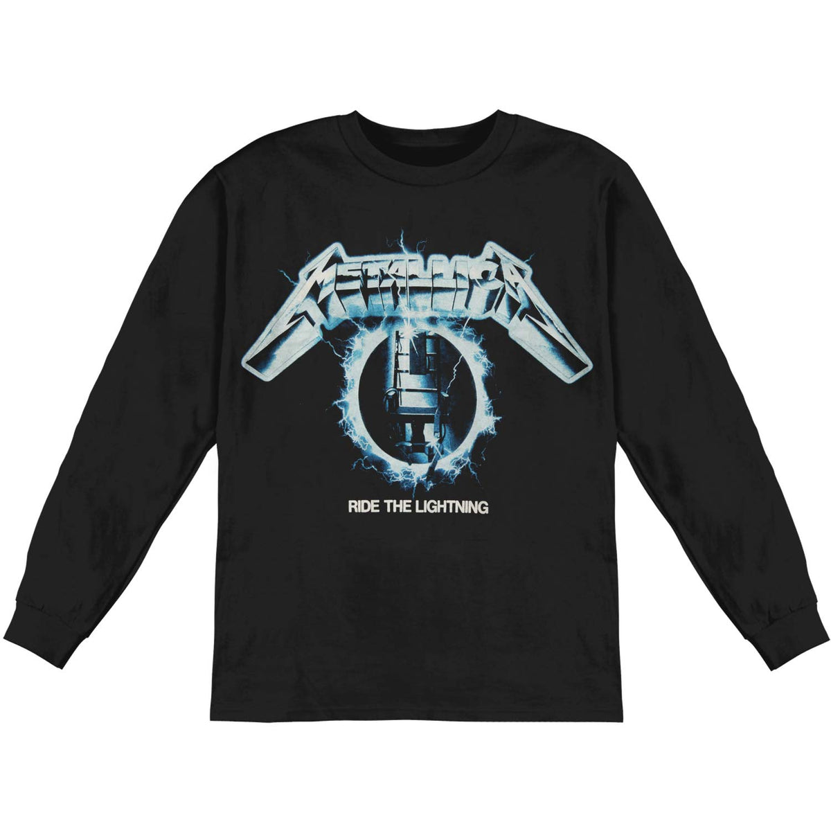 Metallica Eclipse Electric Chair Mens LS Long Sleeve Front