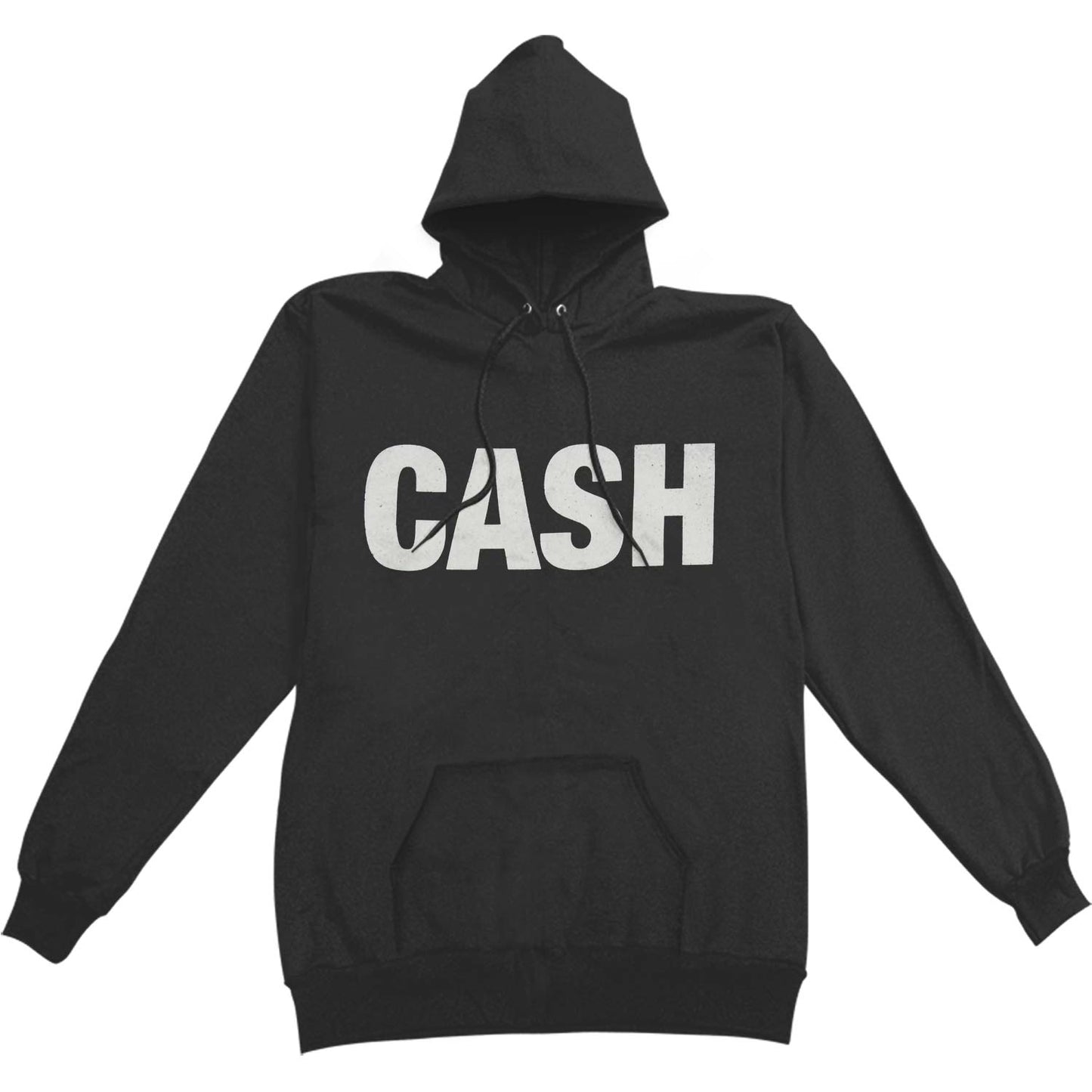 Johnny Cash Cash Faded Hoodie Hooded Sweatshirt Front