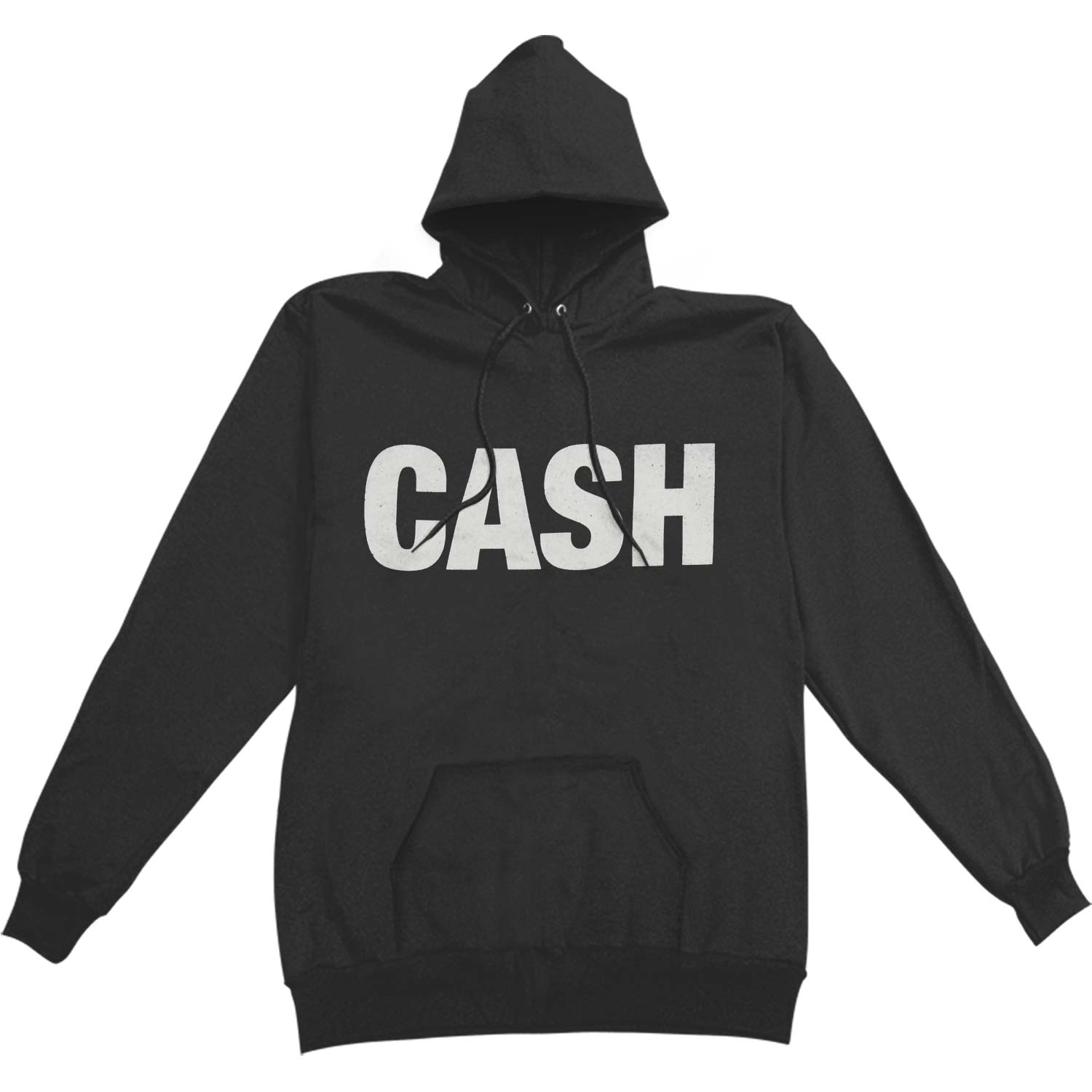 Johnny Cash Cash Faded Hoodie Hooded Sweatshirt Front