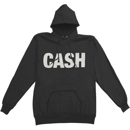 Johnny Cash Cash Faded Hoodie Hooded Sweatshirt Front