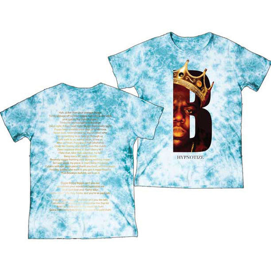 Notorious B.I.G. Biggie B Crown Tie Dye *EXPLICIT LYRICS* Tie Dye T-shirt Front